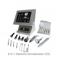 PF-777+.8 in 1 Diamond Dermabration ,high frequency facial care beauty machine