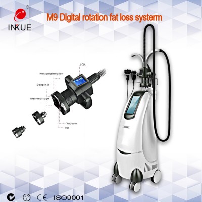 M9 3 in 1 digital fat rotation weight loss machine with Deep RF+Vacuum